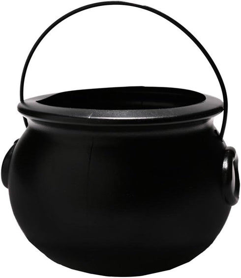 7 1/4" Black Plastic Cauldron...