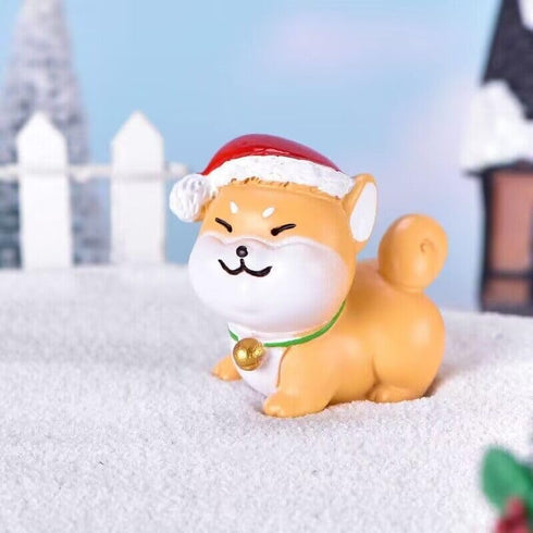 8Pcs Cat Figurines & Dog Figurines,Fairy Puppy with Hat, Fairy Garden Animals for Fairy Garden, Micro Landscape, Plant Pots, Cake Decor,Best Gift ...