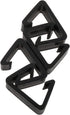 6pcs Outdoor Furniture Clips Patio Sofa Clips Black Plastic Chair Fasteners Connect Outdoor Couch Patio Furniture Inner Width 1.69"...