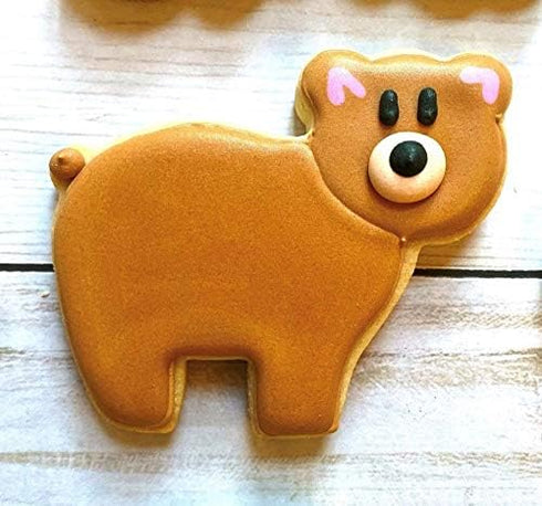 Ann Clark Cookie Cutters Bear Cookie Cutters 3-Pc. Set, Made in the USA, Tiny Bear, Bear Face, Cute Bear...