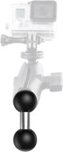 Double 1" Ball Mount Base Ball Adapter Compatible with RAM Mounts B Size 1 inch Double Ball Socket Arms, Black-1...