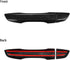 Thenice for 10th Gen Civic Carbon Fiber Grain Door Handle Cover Exterior Decoration Compatible with Honda Civic 2017 2018 2019 2020 2021 with Smar...