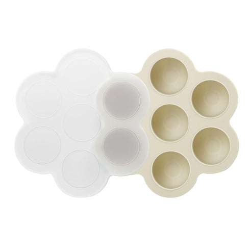 PandaEar 3 Pack Baby Food Freezer Tray with Lids, Silicone Baby Fruit Food Feeder Teether Tray, Baby Food Storage Container Ice Cube Tray Maker fo...