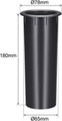 uxcell 65mm x 180mm Speaker Port Tube Subwoofer Bass Reflex Tube Bass Woofer Box 1pcs...