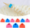 Triangular Crochet Needles Point Protectors Knitting Needles Tips Silicone Knit Point Protectors Sewing Accessories...