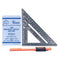 Swanson Tool Co S0101SDP217 Value Pack featuring The 7 inch Die Cast Aluminum Speed Square and Speed Draw Carpenter Pencil Holder...