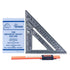 Swanson Tool Co S0101SDP217 Value Pack featuring The 7 inch Die Cast Aluminum Speed Square and Speed Draw Carpenter Pencil Holder...