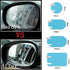 2PCS Film Anti Rain Water Repellent Film Car Mirror Window Clear Films Anti Dazzle Rearview Mirror Anti Fog Rainproof Film (Elliptic-110x85mm)...