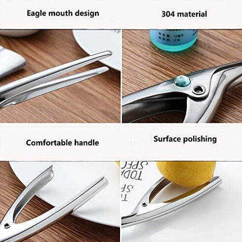 ELEDUCTMON Shrimp Deveiner Tool with Ergonomic Handle - 2-in-1 Prawn Cleaner & Seafood Peeler Knife for Kitchen, Restaurants, BBQ - Dishwasher Saf...