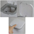 Recycled Tiny Desktop Trash Can, Car Waste Can, 0.5 Gallon (Gray)...