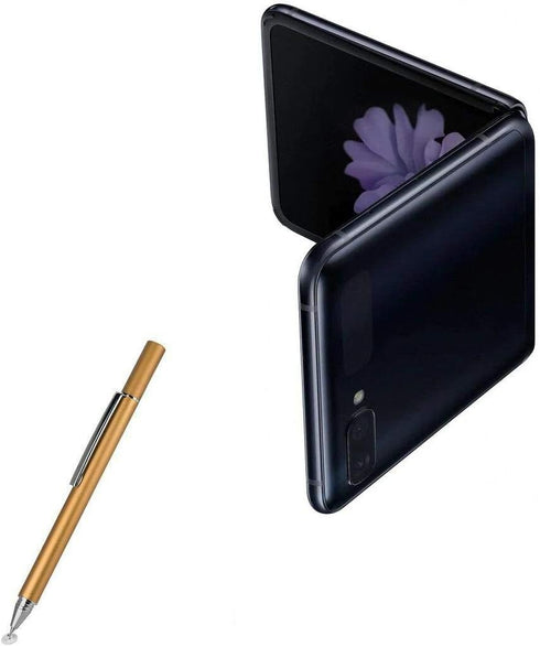 BoxWave Stylus Pen Compatible with Samsung Galaxy Z Flip - FineTouch Capacitive Stylus, Super Precise Stylus Pen for Samsung Galaxy Z Flip - Champ...