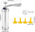 Cookies Press Cookies Press Silver Aluminum Alloy + Abs Cookies Press Maker Kit Biscuits Maker Press Machine Bakeware With 20 Cookies 4 Nozzles...