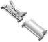 Connectors Compatible for Samsung Galaxy Watch 6 Classic Band 47mm 43mm Adapter, Stainless Steel Button Connector Band No Gap Adapter for Galaxy W...