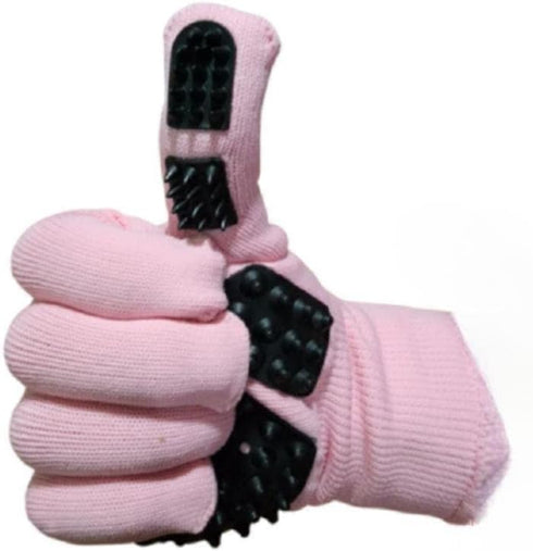pet Grooming Glove- Bathing - Gentle Shedding Brush for Long and Short Hair Cats, Dogs, Horses - Hair Remover - Easy to use - Single Right Hand Gl...