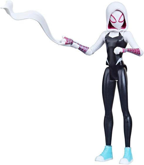 Marvel Spider-Man: Across The Spider-Verse Spider-Gwen Toy, 6-Inch-Scale Action Figure with Web Accessory, Toys for Kids Ages 4 and Up...