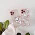 Clear Transparent Soft TPU Light Up in The Dark Case for Apple iPhone 15 Pro Max Cat Kitty Kitten Bow Baby Pink Color Bow Cartoon Anime Cute Lovel...