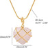 Diamond Castle Necklaces Fashion Birth Stone Heart Necklace rose quartz necklace best Friend Necklace for Women,Mother'S Day Necklace,Birthday Gif...