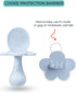Grabease Baby Feeding Self Feeding Baby Utensils Baby Fork and Spoon, BPA-Free & Phthalate-Free for Baby & Toddler, 1 Set, blue...