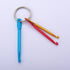 4 Sets Mini Crochet Hooks Keychain Knitting Needles Yarn Hooks Key Chains Hook Needles Yarn Hook Keyrings for DIY Crafts......