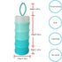 Baby Milk Powder Formula Dispenser, Non-Spill Portable and Stackable Formula Travel Container, 4 Layers Twist Lock Snack Storage Container for Pro...