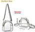 COROMAY Clear Purse for Women, Clear Bag Stadium Approved, Transparent Crossbody Bag...