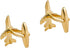 Golden Space Shuttle Cufflinks for Men...