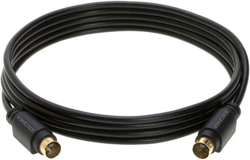 S-Video Cable 4 Pin Male 75 Ohm Patch Cord 6ft 12ft 25ft 50ft for DVD HDTV (6FT)...