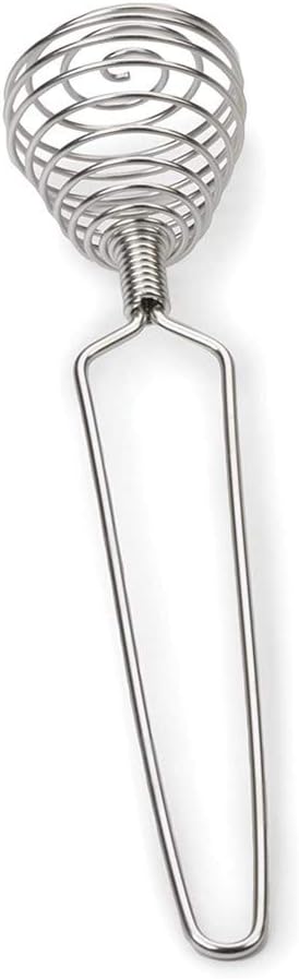 Mini French Spring Whisk, 8.67 Inch Silver Stainless Steel Spring Coil Whisk, Hand Eggbeater Egg Mixer Whisk Blender Stirring Beater...