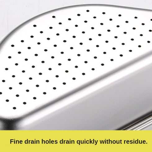 For Creative Stainless Steel Basket Draining Quickly Dry Clean Keeping Hanging Standing In Sink Stable And Convenient Filter Basket Holder For Kit...