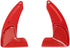 Voodonala for Challenger Steering Wheel Shift Paddle Cover Extended Shifter Trim for Dodge Challenger 2015 2016 2017 2018 2019 (Aluminum Alloy Red...