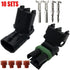 10 PACK 14-16 AWG Gauge 2 Pin Position Terminal Weather Pack WeatherPack Connector Male Female Set Weather Proof 10 COMPLETE KITS...