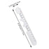 4 Pack Pd Ruler Pupil Measurement Tool, Pupil Ruler Printed 2 Sides for Left-Hand or Right-Hand Plastic Use, Pupillometers for Measuring Pupillary...