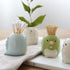 4Pcs Creative Animal Mini Toothbrush Holder Ceramic Cotton Swabs Toothpicks Toothbrush Stand Holder Organizer for Bathroom Vanity Countertops...