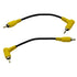 2Pcs RCA Phono Right Angle 90 Degree Male to Male Audio Subwoofer Cable Stereo RCA Projector Cable Gold Plated for Amplifiers Home Theater HDTV Ho...