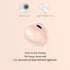 Invisible Wireless Blue Tooth Earbuds Mini Earpiece Small Ear Buds Semi in-Ear Headphone Touch Control for Work, Home, Music, Audiobooks and Podca...