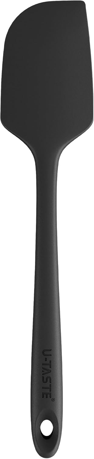 U-Taste 11.38" Silicone Baking Spatula: 480ºF Heat Resistant Food Grade Flexible Rubber Kitchen Bowl Scraper, Seamless Pastry Spreader for Mixing ...
