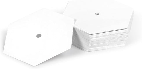 Dritz Quilting 3231 Paper Piecing Shapes, Hexagon, 1-1/2-Inch (100-Count), White...