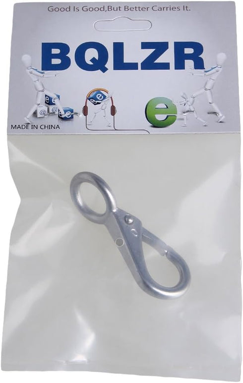 BQLZR Metal Keychains Keyring Key Chain Ring Holder Organizer Stainless Snap Hook for Home,Total Length 55mm (2.17inch) Suitable for Keychains, Ca...