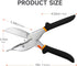 TOWOT Multi Angle Trim Cutter Miter Shears for Molding, Adjustable at 45 To 135 Degree With Safety Lock Hand Tools for Cutting Plastic, PVC, No Re...