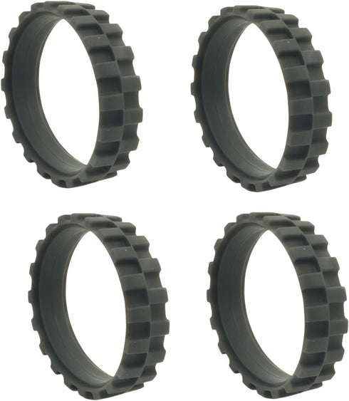 4 Pack Replacement Tires Compatible with iRobot Roomba j7, 500,600,700,800,900, e and i Series Models, Anti-Slip Wheel Tires Replacement, Great Ad...
