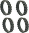 4 Pack Replacement Tires Compatible with iRobot Roomba j7, 500,600,700,800,900, e and i Series Models, Anti-Slip Wheel Tires Replacement, Great Ad...