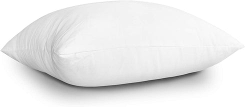 EDOW Throw Pillow Insert, Lightweight?Soft Polyester Down Alternative Decorative Pillow, Sham Stuffer, Machine Washable. (White, 18x18)...
