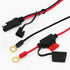SPARKING 6FT Ring Terminal Cable - SAE to O Ring Terminal Harness Quick Connect/Disconnect Assembly, 10A Fuse (6FT)...