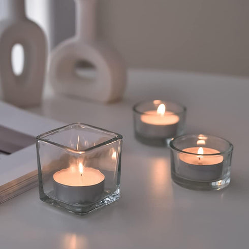 COCODOR Scented Tealight Candles/Black Cherry / 25 Pack / 4-5 Hour Extended Burn Time/Made in Italy, Cotton Wick, Scented Home Deco, Fragrance, Mo...