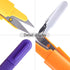 PRETYZOOM 4Pcs Office Cutting Tools Stainless Steel Sewing Scissors with Cap Small Embroidery Clippers Cross Snips Thread Cloth Cutters DIY Suppli...