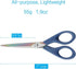 LIVINGO Scissors 7 Inch All Purpose Titanium Scissors Bulk 2 Pack, Left/Right Handed, Forged Stainless Steel Sharp Blade Shears Multipurpose for H...