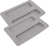 2 Pack Toaster Cover 2 Slice Toaster Cover Silicone Toaster Lid Bread Machine Cover Bread Maker Accessories (Grey)...