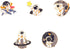 Enamel Lapel Pins Set Brooches Pin Badges Astronaut Brooch Pins for Backpacks Clothes Bags...