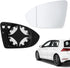 Senzeal Driver Side Heated Mirror Glass Replacement for Volkswagen VW Golf MK7 GTI Golf R Golf SportWagen Jetta Alltrack replace 5G0857521 (Left S...