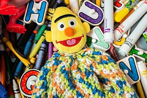 Lion Brand Yarn Sesame Street One Hat Wonder Yarn, Bert, 1 Cake...